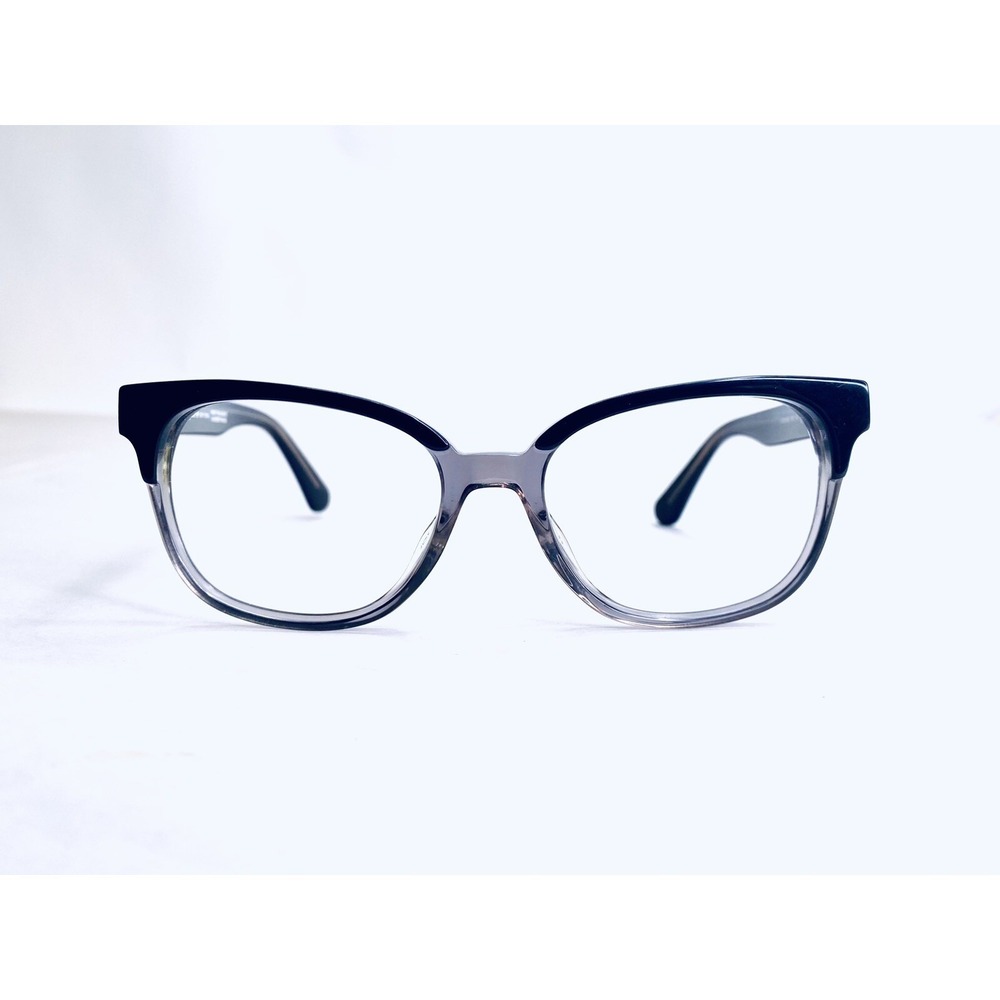 New Kate Spade Black Gray Clear Cat Eye Eyeglasses Carolanne 08A 51 17 140